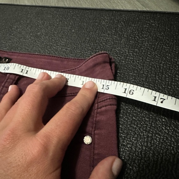 Tinseltown Burgundy Jeans size 11 - Picture 4 of 6